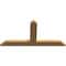 Ekena Millwork Portland Timber Gable Bracket, Western Red Cedar, 36"W x 18"H x 1 1/2"D x 3 1/2"F, 12/12 Pitch GBW036X18X0204POR00SWR - alternate 5